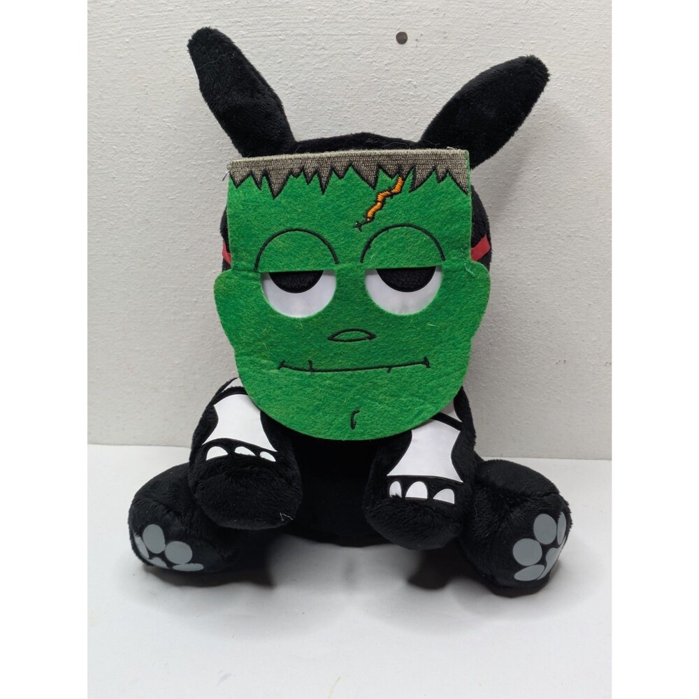 Skelanimals Jack Rabbit Frankenstein Trick or Treat Pets Halloween Plush Mask